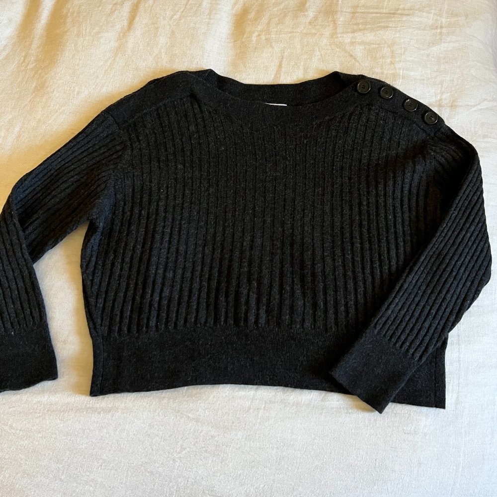 IRO | Women's Grey Wool Round Neck Sweater Size S